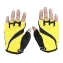 Перчатки спортивные без пальцев мягкие Stream Descent желтый