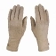 Перчатки элегантные женские "Сенсорный палец" иск.замша цвет бежевые