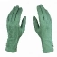 Перчатки элегантные женские "Сенсорный палец" иск.замша цвет зеленые