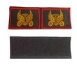 Эмблема петличная Автомобильные войска на липучке 3,5х2,5 см (2 шт)