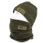 Комплект шапка + шарф флисовые цвет Олива