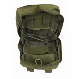 Подсумок под аптечку MOLLE 20х15х8см цвет Олива Без красного креста