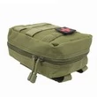 Подсумок под аптечку MOLLE 20х15х8см цвет Олива Без красного креста
