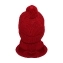 Комплект шарф и шапка красные
