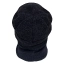 Мужской комплект WHITE шапка и шарф-хомут  на флисе синий