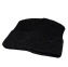 Мужской комплект шапка и шарф-хомут Классик с коричневой застежкой цвет черный
