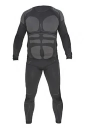 Комплект термобелья: лонгслив и кальсоны Spyder цвет черный (black)