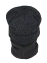 Мужской комплект  WHITE  шапка и шарф-хомут на флисе темно-серый