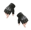 Перчатки тактические с вставкой А18 без пальцев цвет Черный (black)