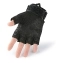 Перчатки тактические с вставкой А18 без пальцев цвет Черный (black)