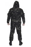 Костюм камуфляжный зимний мужской Новая Горка Зима - 30С цвет MTP black