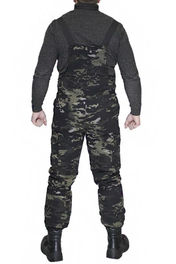 Костюм камуфляжный зимний мужской Новая Горка Зима - 30С цвет MTP black