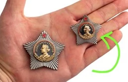 Сувенирная мини-копия "Орден Суворова 1 степени" №360