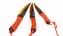 Тренировочные метательные ножи для спорта  №62 с обмоткой цвет оранжевый