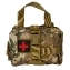 Тактическая аптечка сумка-чемоданчик 18х14х6 см БЕЗ наполнения цвет камуфляж MTP