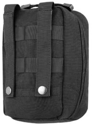 Подсумок под аптечку MOLLE 20х15х8см цвет черный