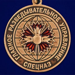 Медаль "14 Гв. ОБрСпН ГРУ" №2699