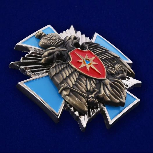 Сувенирный знак Крест МЧС России