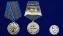 Сувенирная медаль МЧС За отличие в службе ГПС 1 степени в футляре с отделением под удостоверение