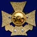 Сувенирная знак Сухопутных войск "За заслуги" 4,5х4,5 см №25(674)