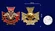 Сувенирная знак Сухопутных войск "За заслуги" 4,5х4,5 см №25(674)