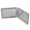 Зеркало карманное складное в экокоже 2 единорога 8,5х6 см