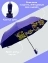 Зонт Автомат двусторонний под кожу Диаметр 95 см фиолетовый