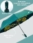 Зонт Автомат двусторонний под кожу Диаметр 95 см зеленый