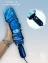 Зонт Автомат с каплями "Солнечный дождь" Диаметр 95 см синий
