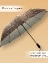 Зонт Полуавтомат с каплями "Солнечный дождь" Диаметр 95 см коричневый