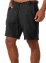 Пляжные шорты с подворотами мужские цвет черный