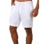 Пляжные шорты с подворотами мужские цвет белый