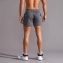 Спортивные короткие шорты для бега и фитнеса цвет темно-серый