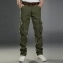 Мужские брюки летние с большими карманами Милитари цвет Олива зеленая