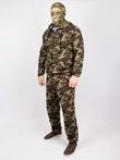 Маскхалат костюм трикотажный летний камуфляж коричневый Woodland