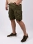 Мужские шорты карго ТАКТИКА без ремня цвет армейский зеленый
