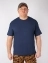Мужская футболка Oversize летняя повседневная цвет темно-синий dark blue