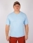 Мужская футболка Oversize летняя повседневная цвет голубой light blue