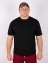 Мужская футболка Oversize летняя повседневная цвет черный