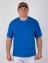 Мужская футболка Oversize летняя повседневная цвет светло-синий baolan