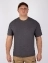 Мужская футболка Oversize летняя повседневная цвет темно-серый dark gray