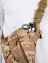 Сумка-слинг мужская тактическая на левое плечо под правую руку 26х23х3 см камуфляж MTP