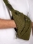 Сумка-слинг мужская тактическая на правое плечо под левую руку 26х23х3 см цвет Олива