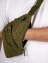 Сумка-слинг мужская тактическая на левое плечо под правую руку 26х23х3 см цвет Олива