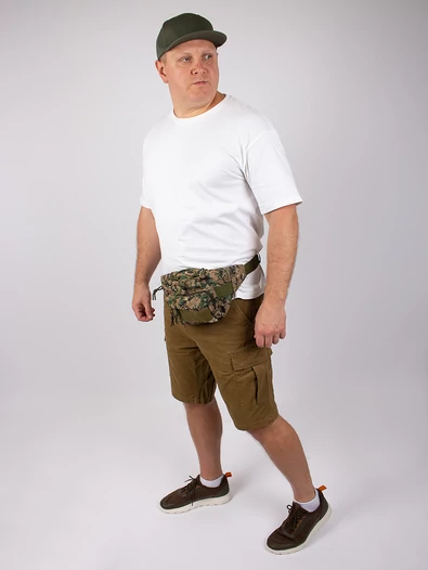 Сумка поясная CH-066 тактическая с MOLLE камуфляж Марпат Marpat
