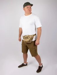 Сумка поясная CH-066 тактическая с MOLLE камуфляж MTP