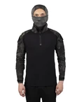 Рубашка тактическая Kamukamu боевая с налокотниками камуфляж MTP black