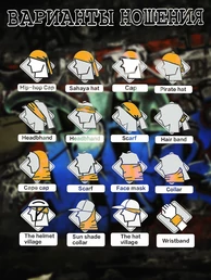 Бафф мультибандана шарф с принтом S20