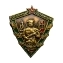 Сувенирный знак Отличный пограничник СССР, 1963 год  №675(441) 3,5х4 см