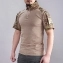 Рубашка тактическая с коротким рукавом цвет камуфляж MTP